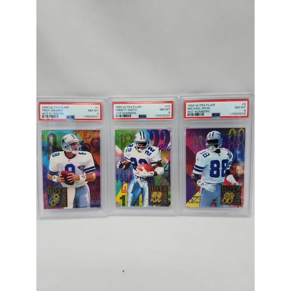 1994 Dallas Cowboys Stars Hot Numbers Aikman Smith Irvin